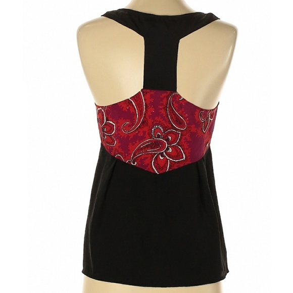 NWOT Petticoat Alley Sleeveless Blouse w/Racerback - Picture 2 of 3